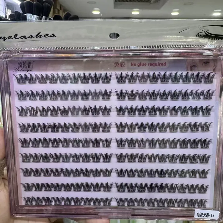 免胶犬系假睫毛大容量浓密卷翘自然适合新手