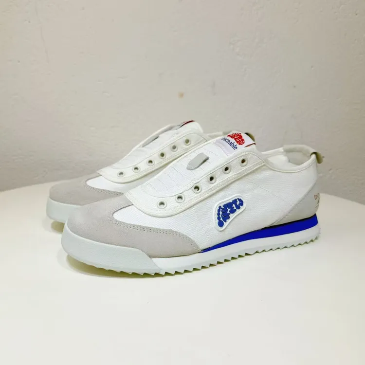 情侣款牛反绒织物时尚舒适透气运动休闲鞋一脚蹬帆布鞋Z1755-6616