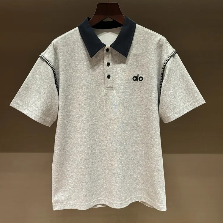 2025年新款polo领刺绣小字母款休闲时尚短袖YS-7328