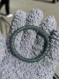 MOBAI默白出品-「翡翠」翡翠精工直切单圈手串 6mm