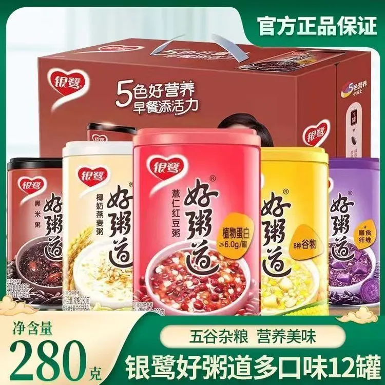 银鹭好粥道多种口味280g*12罐装