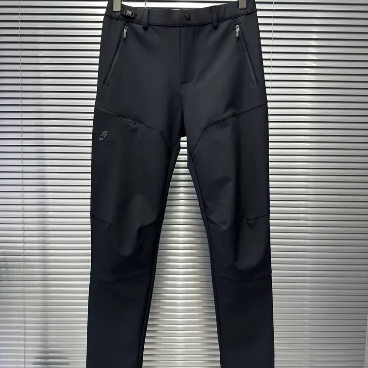 户外秋季凯家933直筒三防抗皱工装男士软壳男裤冲锋裤长裤休闲裤