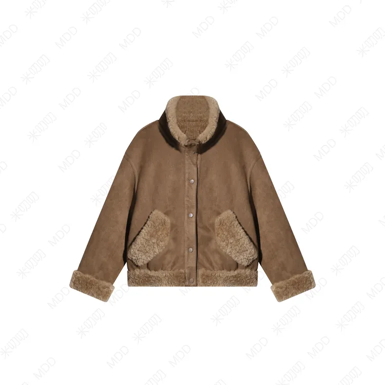 A 2025冬季时尚休闲保暖极简风短外套2539811