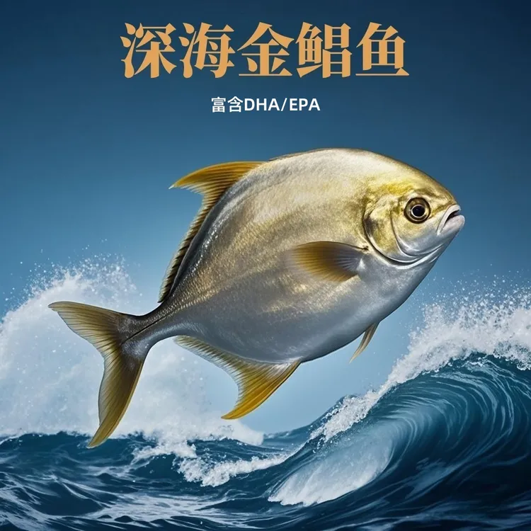 深海鲜美金鲳鱼 鲜活捕捞速冻锁鲜 冰鲜发货海鲜水产