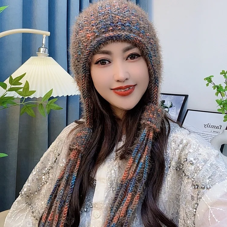 新款秋冬链接【彩色水果】百搭针织帽护耳百搭潮流针织帽子时尚