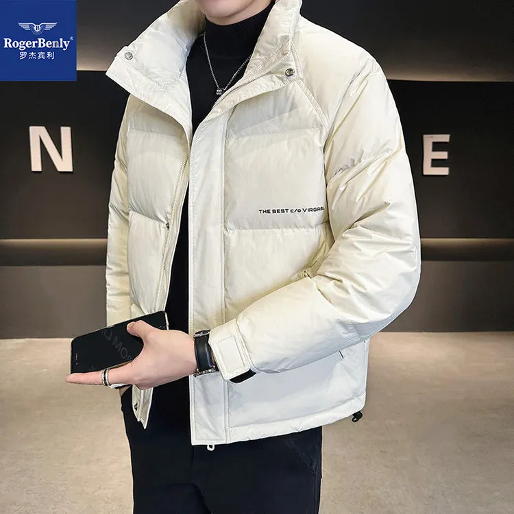 罗杰宾利羽绒服冬季新款加厚保暖男士羽绒服新款866622