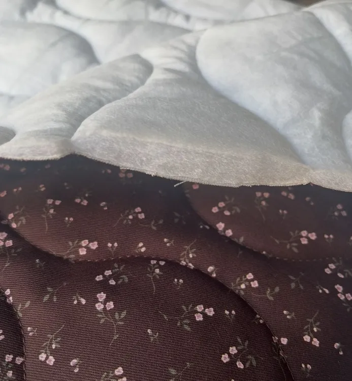 纯棉布夹棉绗棉面料秋冬服装里布马甲大衣内衬桁棉复合布料