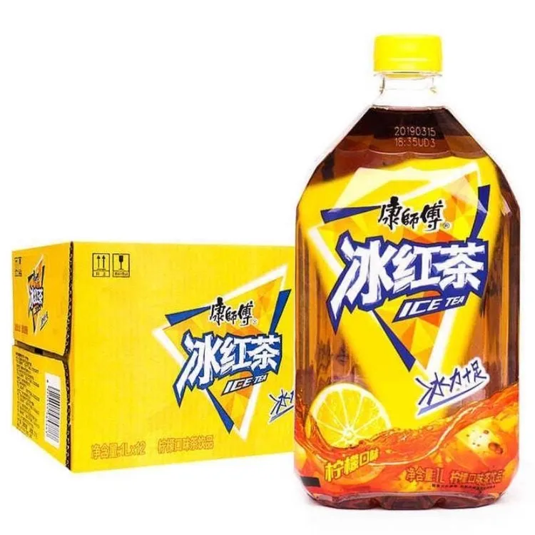 康师傅冰红茶饮料1000ml*8大瓶解渴畅饮500ml*12瓶特价批发促销