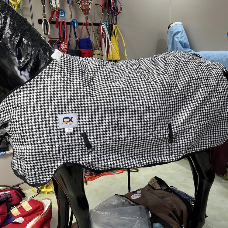 冬季加厚特价马衣无脖亚麻布面料丝绵内胆