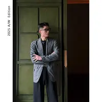 ERICLASSY 复古老钱猎装风日本进口素材三粒扣休闲西装