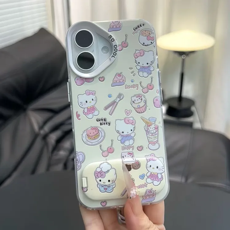 蛋糕KT合集彩银壳适用于iPhone苹果16手机壳华为oppo小米15vivo套