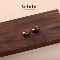 Glele私服「半月耳环」轻奢气质复古精致小众耳钉