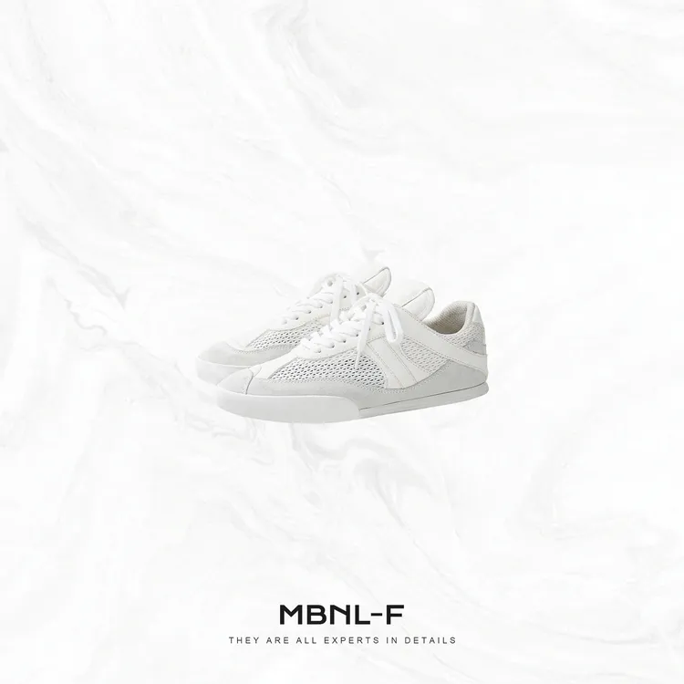 MBNL-F 100%高丝光牛皮舒适透气圆头平底德训鞋 秦磊XM-XXZ8046