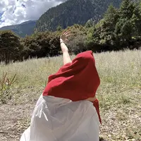 【丽姐女装】全羊毛围巾｜好大一块100%绵羊毛时髦多用途三角巾M0387