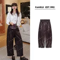 FANRUI/泛芮「魅影」超软皮舒适百搭显瘦高级感气质时髦皮裤B17898