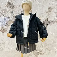 AA021秋冬新款儿童时尚休闲洋气保暖连帽棉服