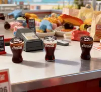 小雨定制【迷你牛奶】【迷你可乐】仿真食玩diy树脂配件手机配件