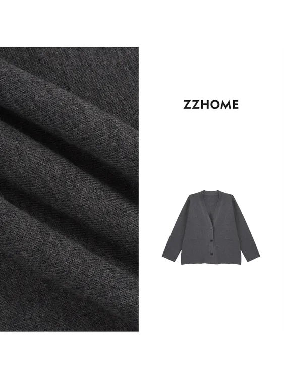 ZOZO HOME ｜经典主义简线条软糯精织开衫q171434p