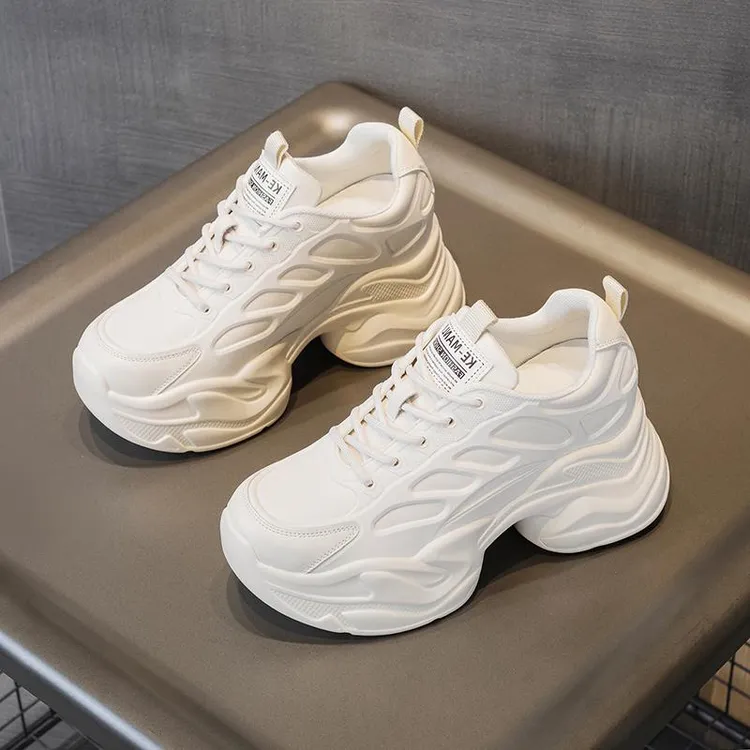 玛古芭厚底老爹鞋女春夏季新款百搭轻便9公分时尚休闲运动女鞋