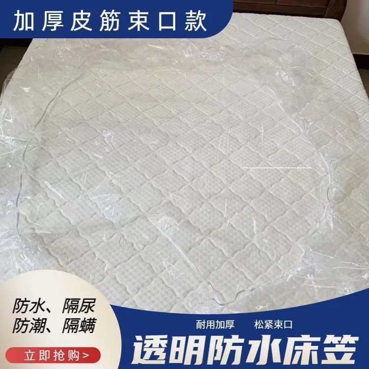 一次性防尘床罩床上防尘罩出租屋透明床笠床垫加厚隔尿隔螨出租房