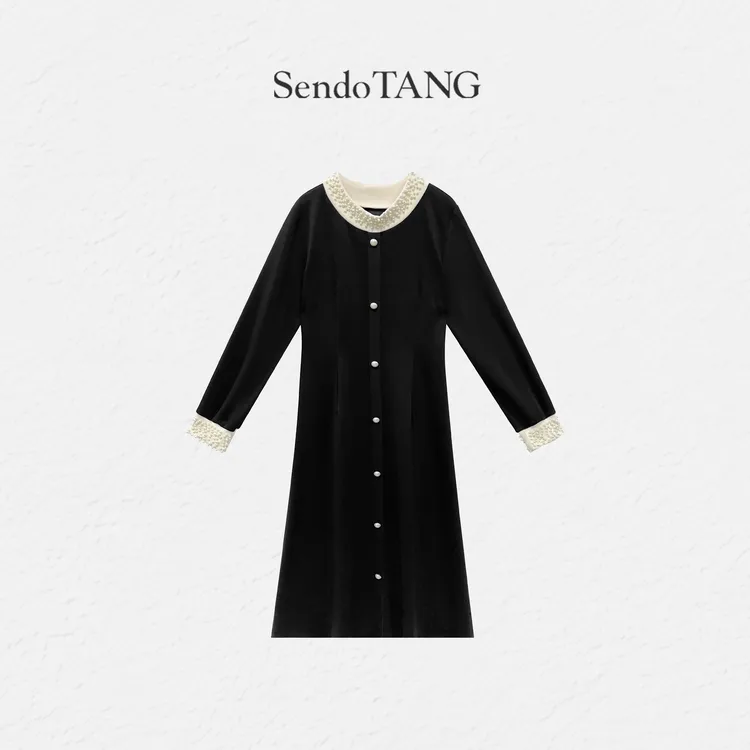 法式赫本风高级感连衣裙胖多大码新款气质百搭显瘦【婉悠】