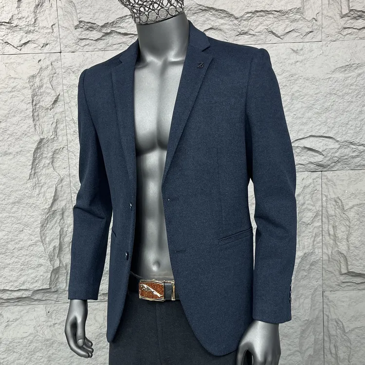 【品牌下架款】66156款高端品牌订单秋冬超绒刺骨拉绒商务休闲西服