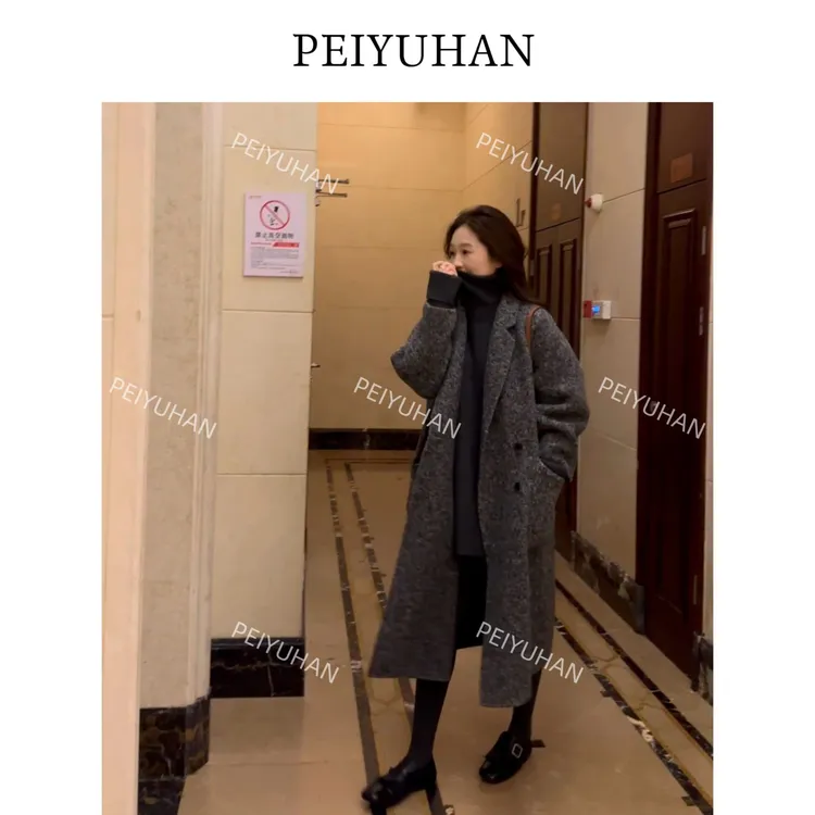 PEIERNA佩佩PC 【特定款苏丽大衣】双面羊毛外套 1970 7017027