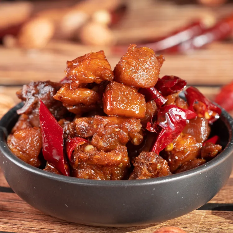 四川香辣冷吃兔麻辣陈皮兔丁开袋即食解馋的川味兔肉零食ty