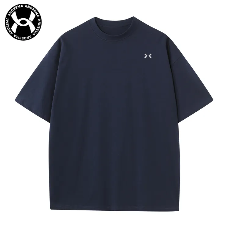 ANDEEMA男士百搭休闲时尚常规T恤纯欲风青少年短袖简约夏季薄款