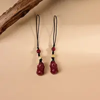 含辰砂工艺品【刘晓庆专属】XQ02855-朱砂挂件-多样性发一件