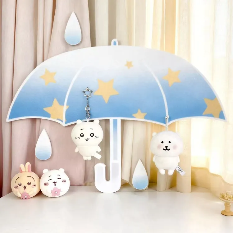 【MoonMong】星星雨伞毛毡板拍摄道具装饰收纳摆件二次元拍立得