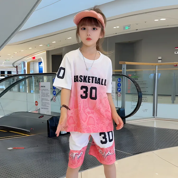 童装儿童男童女童夏装速干套装夏季男孩篮球服2025年款衣服装潮牌