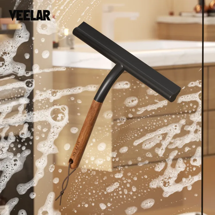 VEELAR榉木玻璃刮水神器家用清洁镜子浴室刮水板保洁窗户多功能