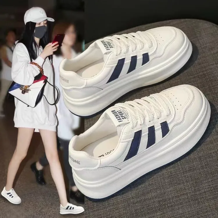 【单里＋加绒】厚底小白鞋女2025春秋冬季新款运动时尚百搭休闲板鞋