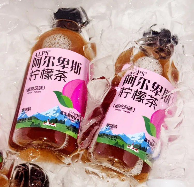 【阿尔卑斯】0脂肪柠檬茶富含膳食纤维餐后首选500ml*15瓶