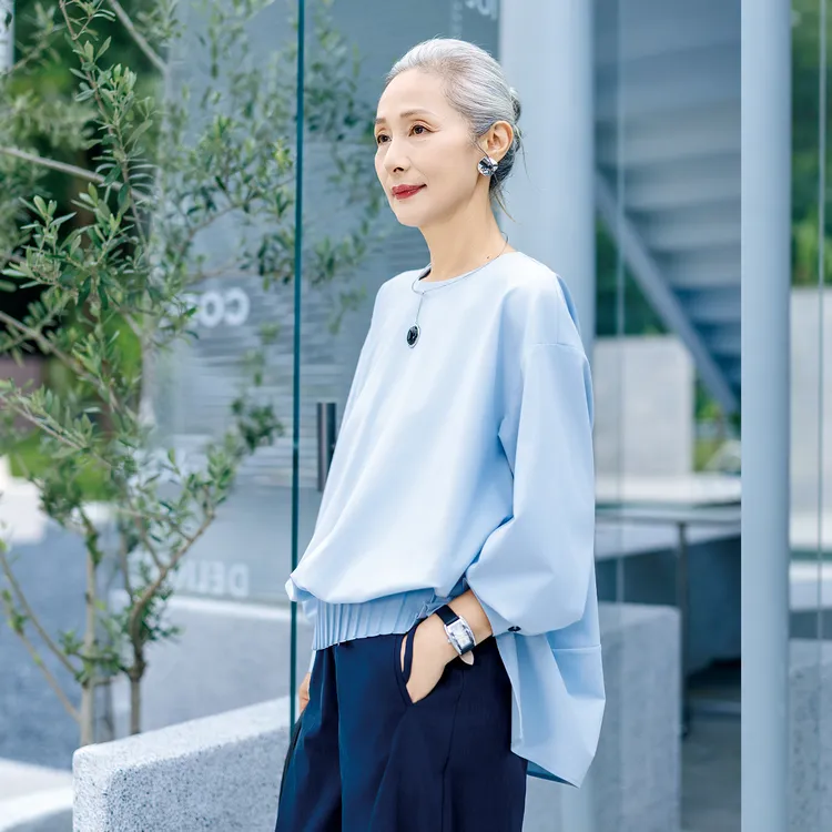 沐姿秋季新款长袖女装原创设计感时尚T恤减龄中年妈妈装宽松上衣