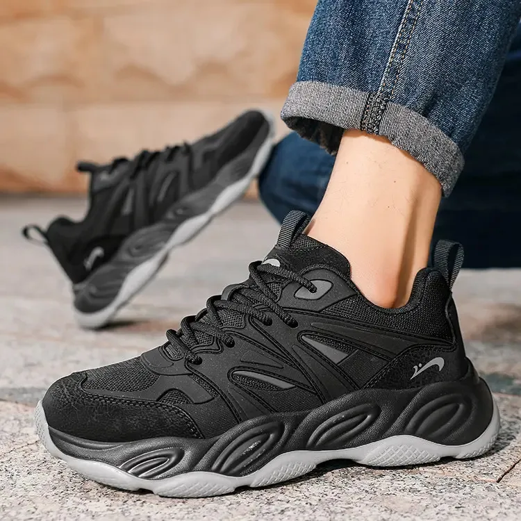 贵人鸟【山峰】秋冬加绒百搭运动鞋时尚休闲增高男鞋老爹鞋F588429