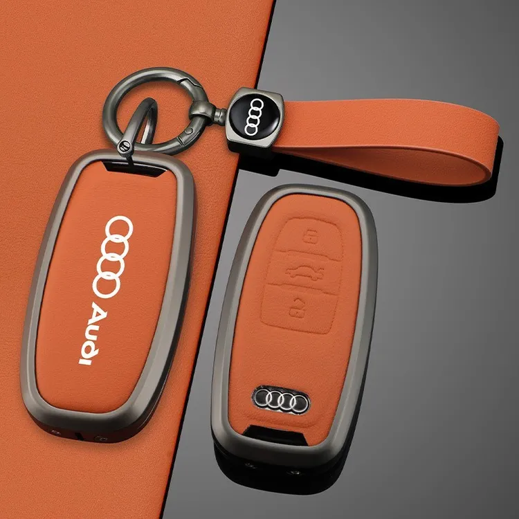 2012-2018款奥迪A6L钥匙套A7/A8壳车扣专用16/17老款A4L/A5锁匙包