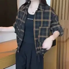 【季颜品牌】新款休闲显瘦时尚气质洋气碎花拉链拼接牛仔短外套72