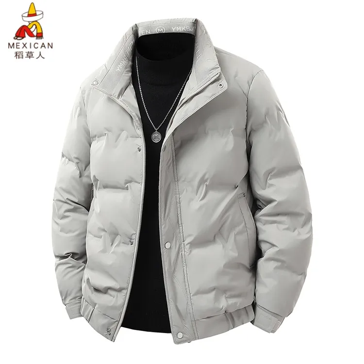 稻草人保暖升级立领羽绒服男户外运动新国标加厚白鸭绒外爸爸羽绒