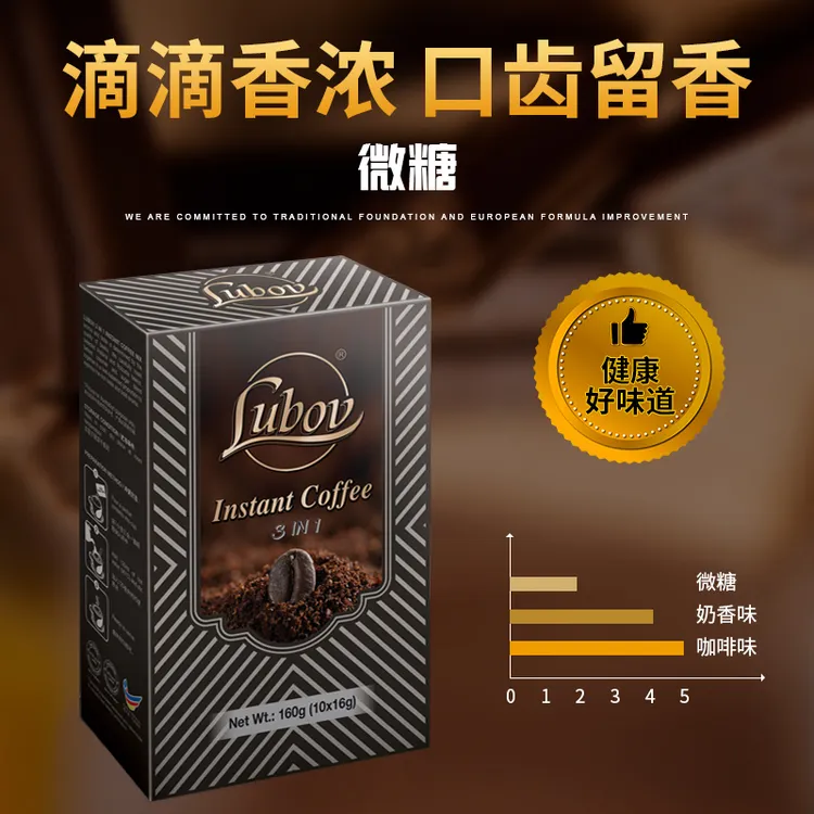 马来西亚三合一咖啡160g（十袋）