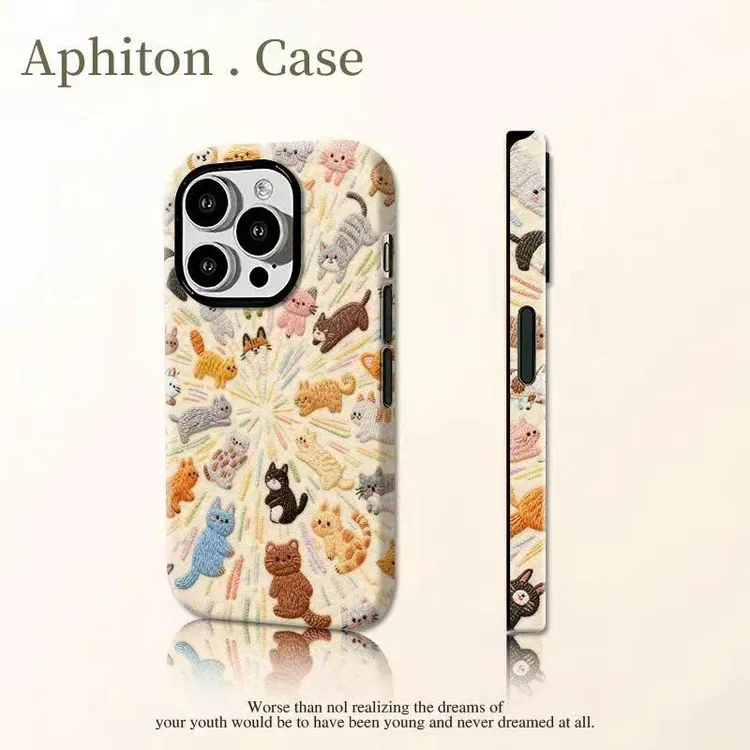 GGBond爆炸动物派对适用苹果1716菲林二合一手机壳华为vivo小米17