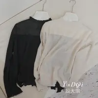 ~ 秋新款 蕾丝钩花长袖针织衫打底衫半高领上衣女 2312