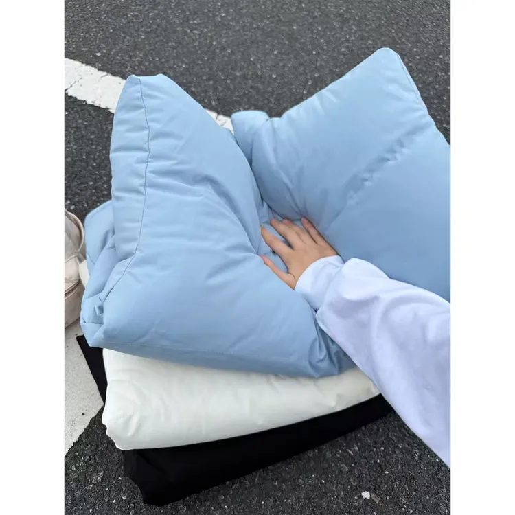 fitcheck格子拼接棉服男冬季设计感无帽立领棉衣美式高街情侣外套