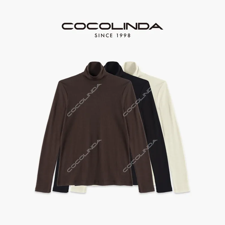 COCOLINDA | 羊毛男女CP高领长袖打底T1882