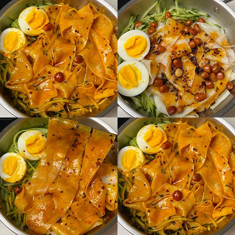 【买一箱送一箱】红油面皮宽面皮麻酱面皮速食干拌泡面冲泡凉皮代餐