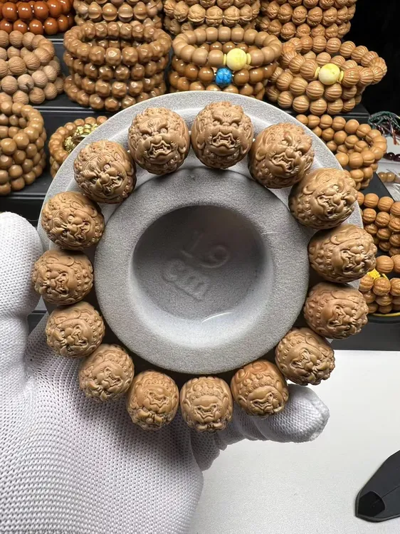 精品·猴头·不动明王大黑天16mm+（精品高档猴头手串）