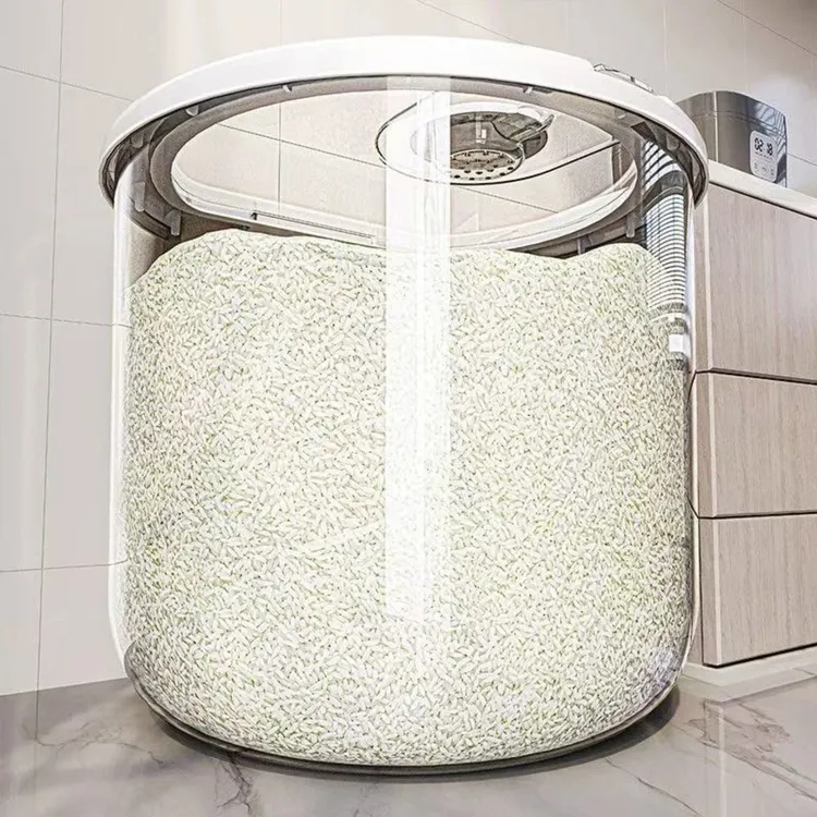 2026新款食品级米桶家用防虫防潮密封五谷杂粮收纳盒面粉盒储粮桶