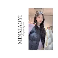 闵笑一【蓬蓬马甲】#H130短款马甲秋冬款百搭羽绒服外套白鸭绒品质