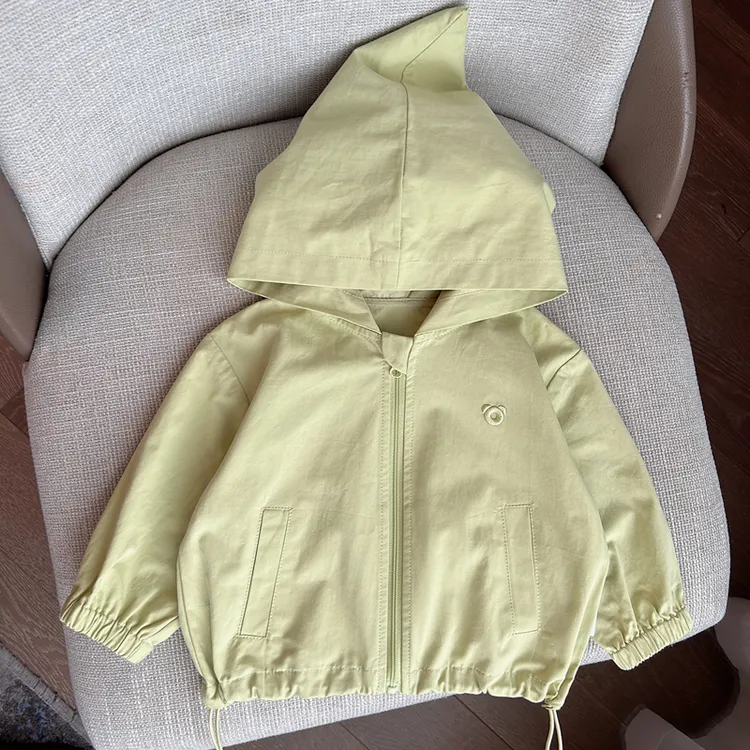 【棉冲锋衣亲肤透气 小洛妈咪】婴儿衣服男女童卫衣春夏新品上衣C7